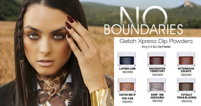 Gelish Xpress Dip No Boundaries Fall 2021 Collection - 6 PC *** NO Display