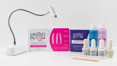 Gelish Soft Gel Bundle Short Round Kit