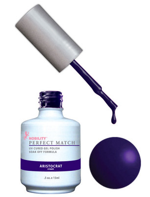 LeChat Perfect Match Gel Polish & Nail Lacquer Aristocrat - .5 oz