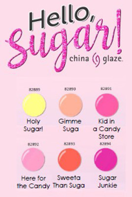 China Glaze Nail Polish Hello Sugar Spring 2023 Collection