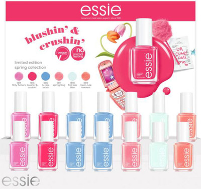 Essie Nail Polish Spring 2024  Blushin' and Crushin' Collection -  6 pc **No Display