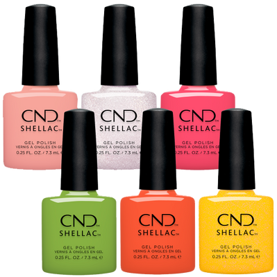 CND Shellac & Vinylux Gleam & Glow Prepack Summer 2024 Collection