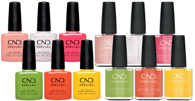 CND Shellac & Vinylux DUO Gleam & Glow Summer 2024 Collection