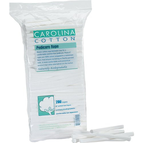 Carolina Pedicure Rope - 6" toe separators - 200/bag