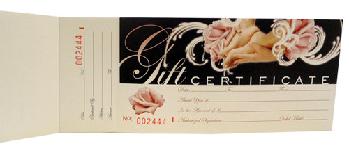Gift Certificate - 50ct (Pink Rose/Hand Feet)