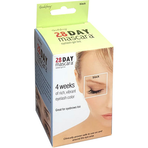 Godefroy 28 Day Mascara Permanent Eyelash Tint Kit: - Black Color Godefroy 28 Day Mascara Permanent Eyelash Tint Kit: - Black Color