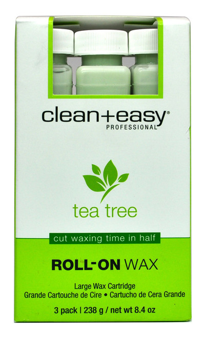 Clean + Easy Large Tea Tree Creme Wax Refill - 3pk