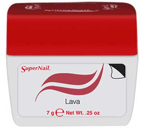 SuperNail Accelerate Soak Off Color Gel: Lava - 7 g / .25 oz