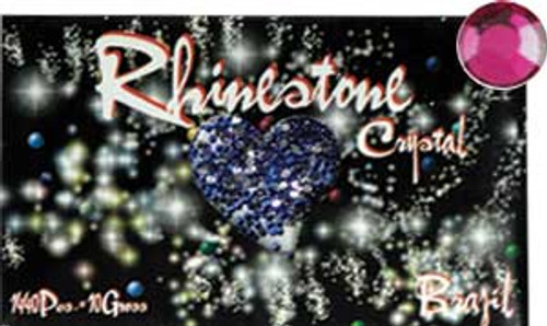 Rhinestone Crystal Color - Fuchsia - 1440ct