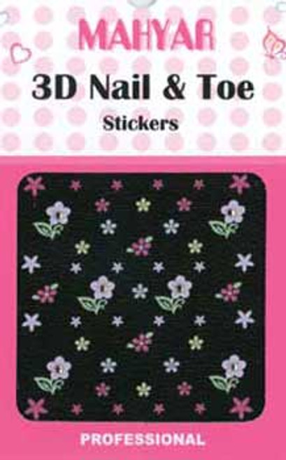 3D Nail & Toe Stickers - K01