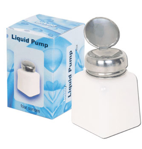 Standard Plastic Liquid Pump - 4oz Clear
