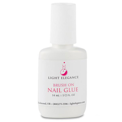 Light Elegance Brush-on Nail Glue 14 ml / 0.5oz Light Elegance Brush-on Nail Glue 14 ml / 0.5oz