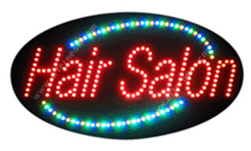 Animation & Flashing LED Sign - Hair Salon