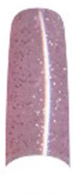 Lamour Color Nail Tips: Glitter Pink - 110ct