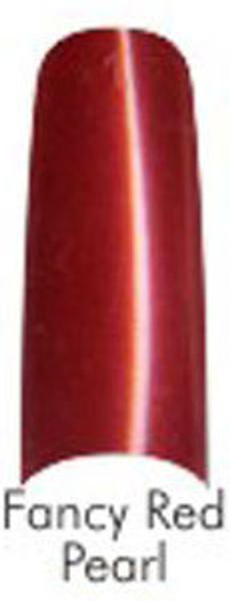 Lamour Color Nail Tips: Fancy Red Pearl - 110ct