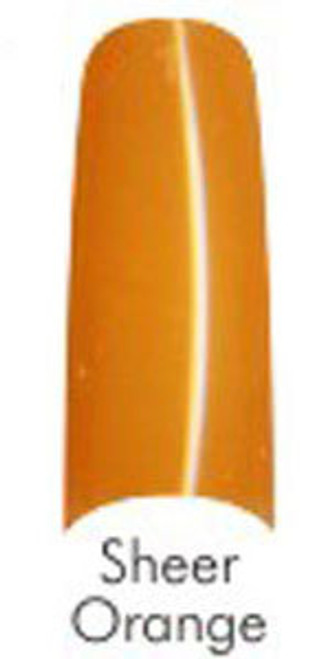 Lamour Color Nail Tips: Sheer Orange - 110ct