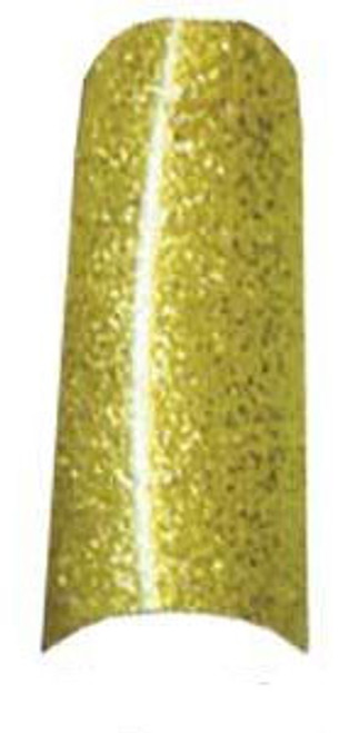 Lamour Color Nail Tips: Radiant Fire Gold - 110ct
