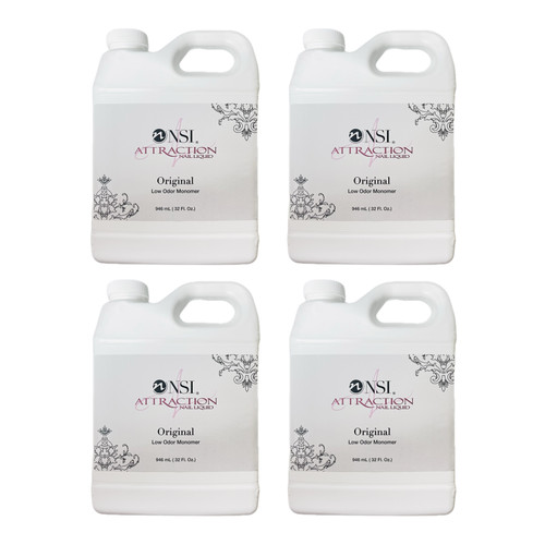NSI Attraction Nail Liquid - Gallon Pack (Four 32 fl. oz. Containers) - 30% Off