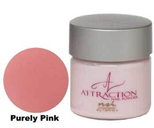 NSI Attraction Nail Powder - Purely Pink - 1.42oz