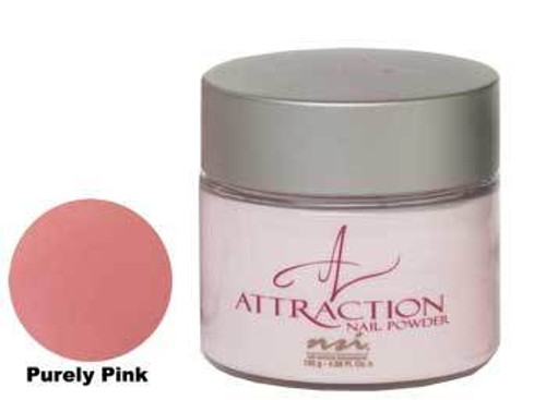 NSI Attraction Nail Powder - Purely Pink - 4.58oz