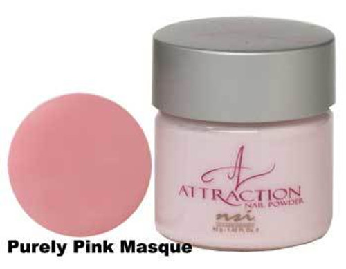 NSI Attraction Nail Powder - Purely Pink Masque - 1.42oz NSI Attraction Nail Powder - Purely Pink Masque - 1.42oz