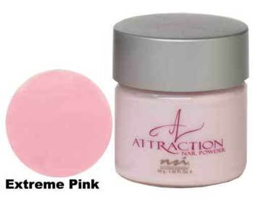 NSI Attraction Nail Powder - Extreme Pink - 1.42oz NSI Attraction Nail Powder - Extreme Pink - 1.42oz