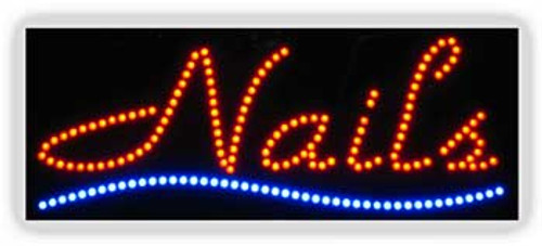 Electric LED Sign - Nails 2094