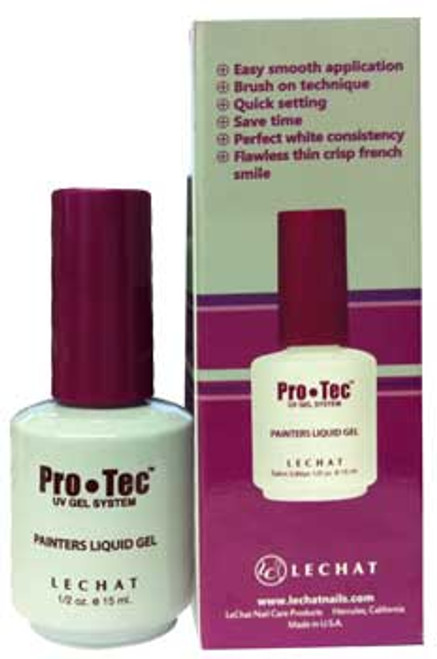 LeChat Pro-Tec Painters Liquid Gel (Ultra White) .5oz 15 mL