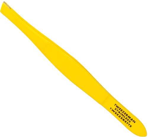 Tweezerette Slant Tweezer - Yellow