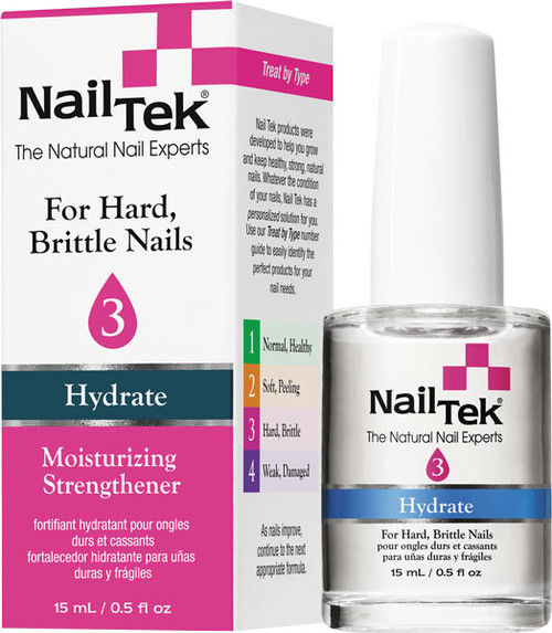 Nail Tek Moisturizing Strengthener 3 - 15 ml/ 0.5 fl oz