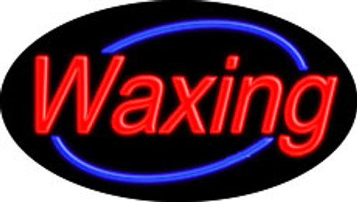 Neon Flashing Sign Waxing