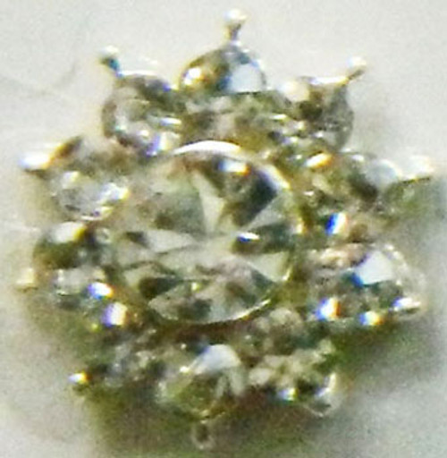 3D Rhinestones Crystal Nail Metal Charms B055