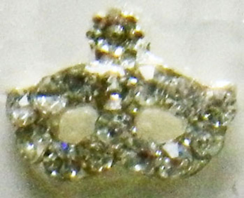3D Rhinestones Crystal Nail Metal Charms B082