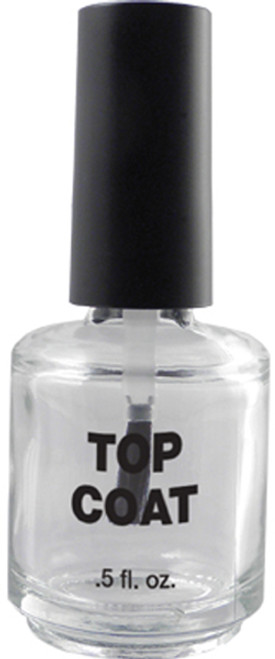 DL Pro Empty Top Coat Bottle .5 oz