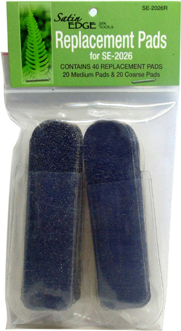 Satin EDGE Foot File Replacement Pads  - 40ct