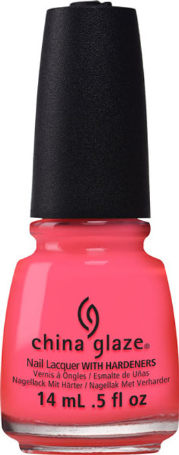 China Glaze Nail Polish Lacquer Red-y To Rave - .5 oz.