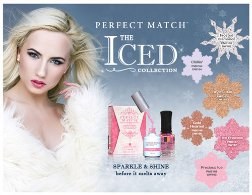 LeChat Perfect Match Gel Polish & Nail Lacquer The Iced Collection - .5oz