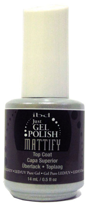 ibd Just Gel Polish Mattify Top Coat - .5oz