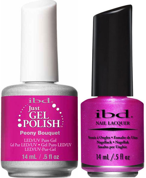 ibd Just Gel Polish & Nail Lacquer Peony Bonquet - .5oz