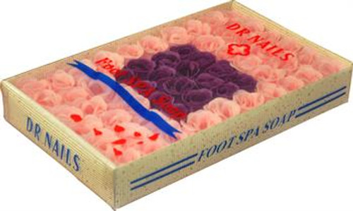 Dr. Nails Pedicure Foot Spa Soap - Pink/Purple (60pcs)
