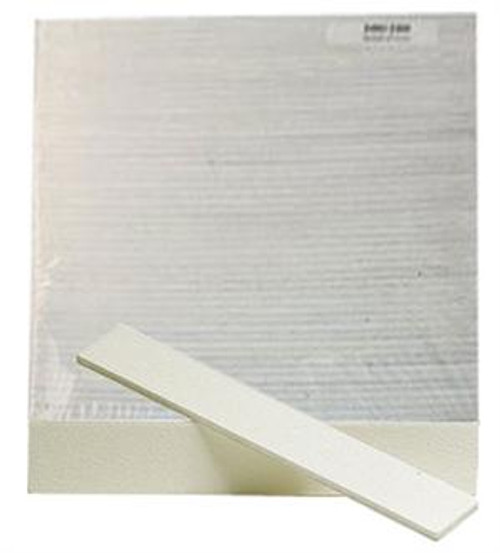 White Washable Cushion Jumbo Nail File - 50/pack - 80/100