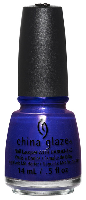 China Glaze Nail Polish Lacquer Combat Blue-TS -.5oz