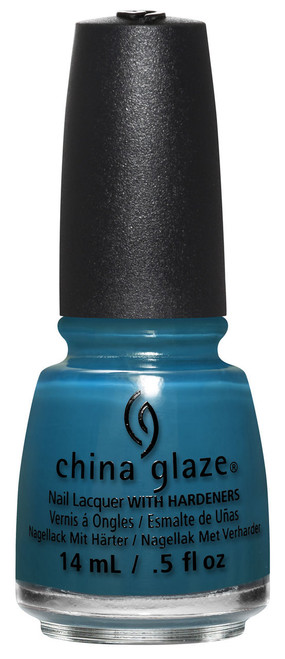 China Glaze Nail Polish Lacquer Jagged Little Teal -.5oz