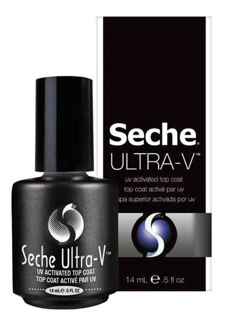 Seche Ultra-V UV Activated Topcoat - .5oz Seche Ultra-V UV Activated Topcoat - .5oz