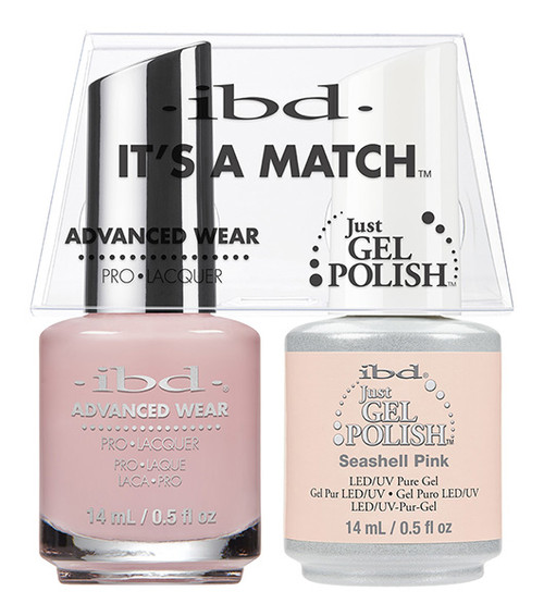 ibd It's A Match Advanced Wear Duo Seashell Pink - 14 mL/ .5 oz