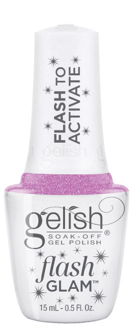 Gelish flash GLAM Glitter Gel Polish One Click At A Time - 15 mL / .5 fl oz