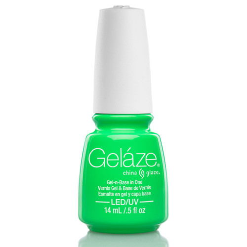 Gelaze Gel-n-Base Gel Polish In the Lime Light - .5 fl oz
