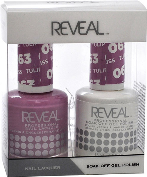 Reveal Gel Polish & Nail Lacquer Matching Duo - TULIP BLISS - .5 oz