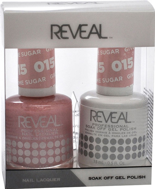 Reveal Gel Polish & Nail Lacquer Matching Duo - GIVE ME SOME SUGAR - .5 oz