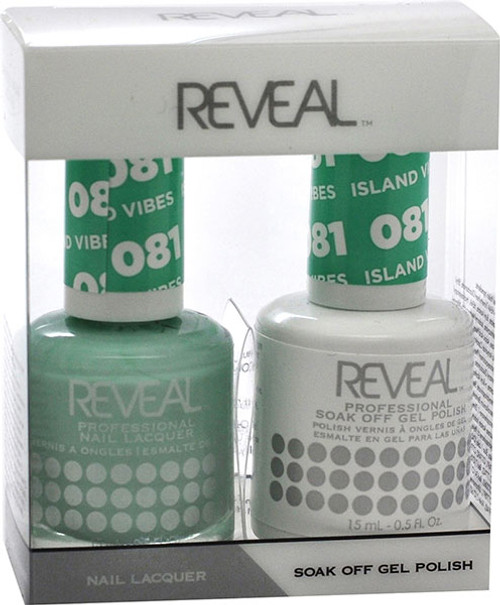 Reveal Gel Polish & Nail Lacquer Matching Duo - ISLAND VIBES - .5 oz